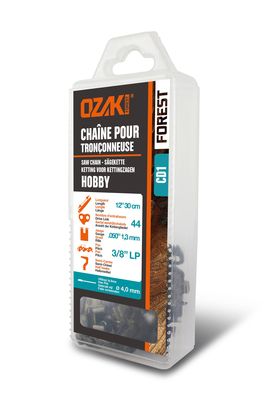 Chaine de tronçonneuse 30 cm 44 maillons pas 3/8 OZAKI