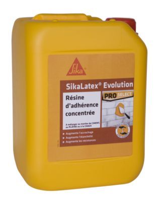 Résine d'adhérence concentrée SikaLatex Evolution 5 l - SIKA