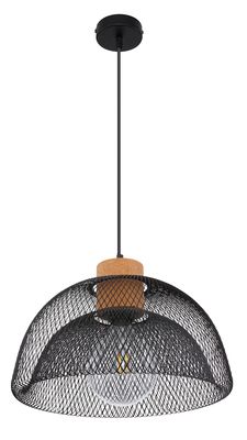 Suspension intérieure VITIANO, culot E27 60 W 230 V métal noir - GLOBO