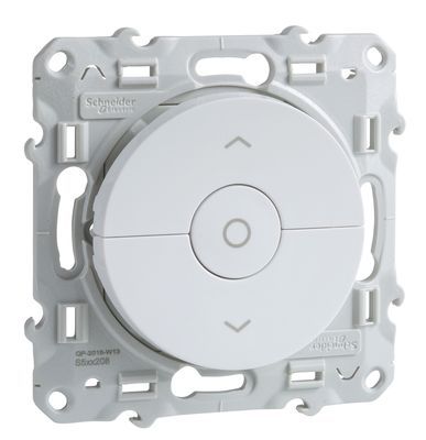 Interrupteur volet roulant 3 boutons blanc - Odace SCHNEIDER ELECTRIC