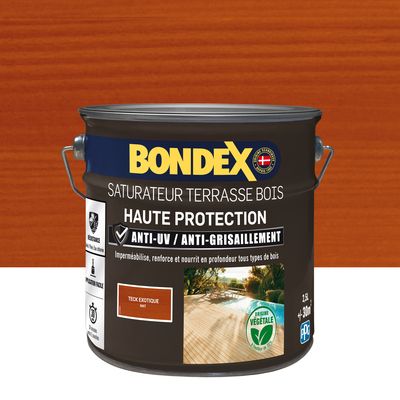 Bondex - Saturateur Bois - Mat - 2,5L - Teck