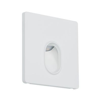 Spot encastré mural carré blanc 1,7W 2700K PAULMANN