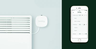 Programmateur connecté filaire Heatzy pour piloter les radiateurs électriques