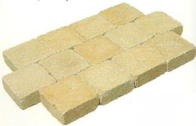 Pavé béton ton pierre 12 x 12 x 5 cm  Arpav MIALANES