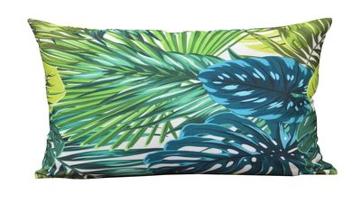 Coussin 60x30 cm motif palmier vert PRO LOISIRS