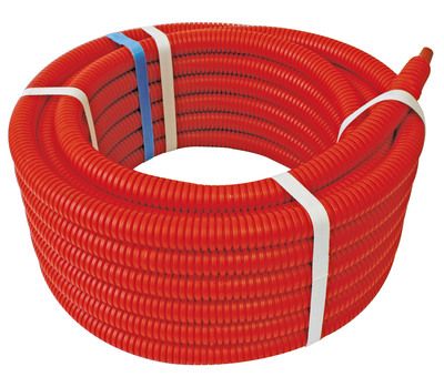 Tube PER prégainé rouge 10/12 mm 50 m SOMATHERM