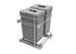 Poubelle double 2 x 16 litres VIBO