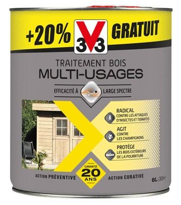 Traitement multi-usages 5 Litres +20 % Gratuit V33