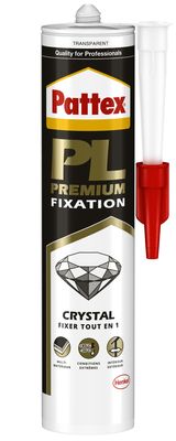 Colle de fixation Pl premium crystal 290g PATTEX