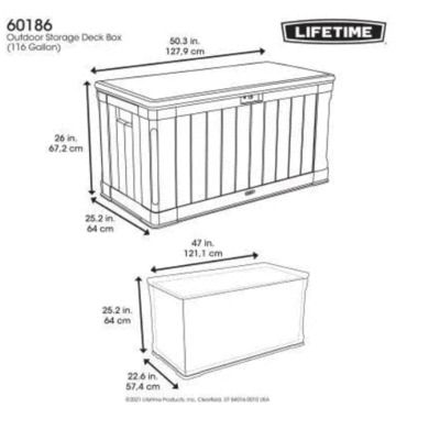 COFFRE LIFETIME 439L