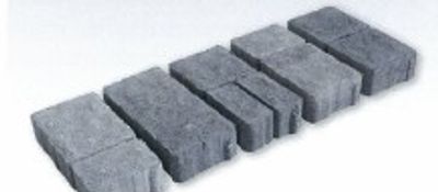 Pavé Padova 12 x 24 x 6 cm gris GGI /m²