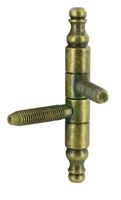 Fiches à visser rustique acier bronzé 11 mm par 2