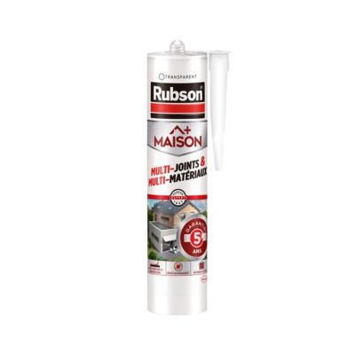 Rubson Mastic Maison Multi Usages & Matériaux Transparent Cart 280ml