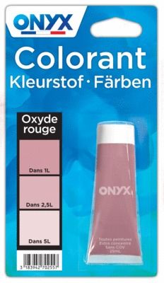 Colorant universel pour peinture oxyde rouge 25 ml ONYX