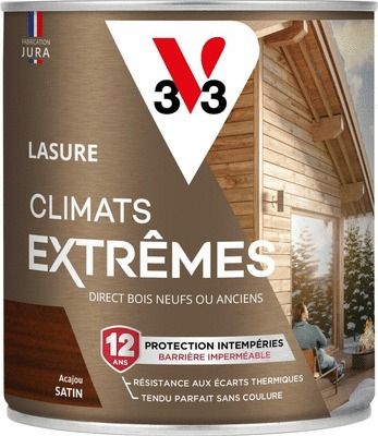 Lasure Climats Extrêmes® 12 ans acajou 0,75 L