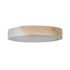 Plafonnier LED rond blanc et bois 30cm 3000k 18W Otto - COREP