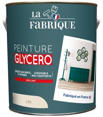 Peinture glycero Lin brillant 2,5 l - LA FABRIQUE