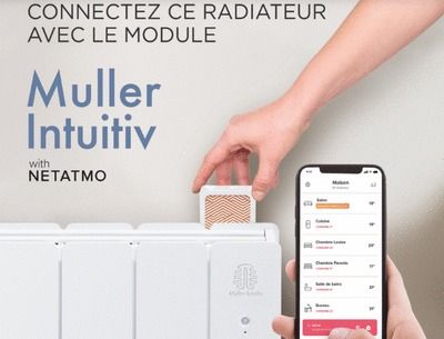 Radiateur à chaleur douce Anelia 6 ordres 1000 W CHAUFELEC