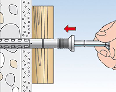 Chevilles à clou N-F 8 x 80 mm par 100 FISCHER