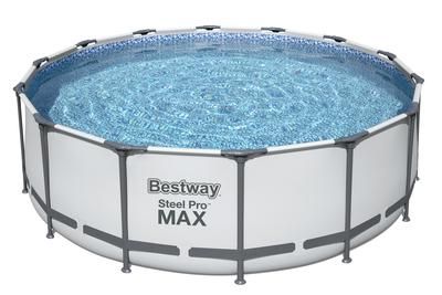 Piscine autoportée ronde Steel Pro MaxTM diamètre 427 x 122 cm  BESTWAY