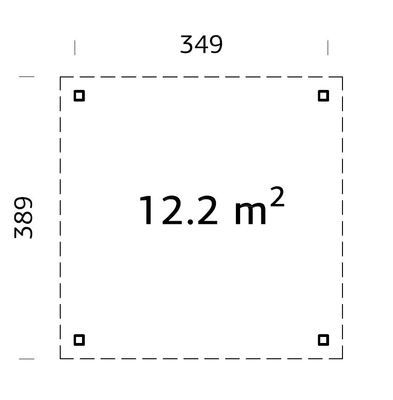 Pergola bois Blanc Lucy 12,2m2 PALMAKO Livraison incluse domicile