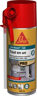 Mousse polyuréthane expansive Sika Boom 128 l 400 ml - SIKA