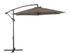 Parasol déporté 3 m de diamètre Grey/Taupe ALIZE