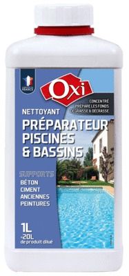 Préparateur - nettoyant spécial piscines et bassins 1 l - OXI