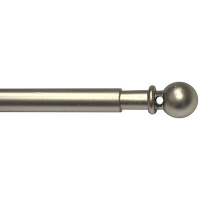 Tringle extensible de 40 à 65 cm diam 7 mm embout boule Finition nickel mat - MOBOIS