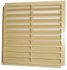 Grille PVC sable emboitable 111 x 111 mm