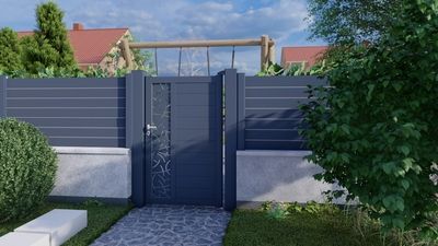 Portillon aluminium ORCIER 1m x 1.66 m Livraison Directe Domicile COFRECO