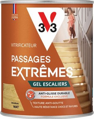 Vitrificateur Gel Escaliers incolore brillant 750 ml - V33