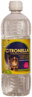 Huile citronnelle pour lampes et torches de jardin 1 L