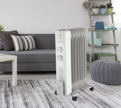 Radiateur électrique mobile bain d'huile Ypsos 2500 W