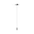 Suspension gris chrome métal IP44 60W E27 LARUS PAULMANN