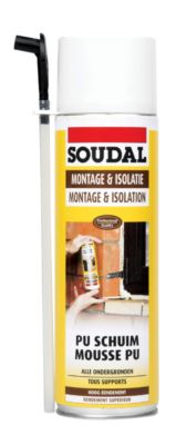 Mousse expansive 500 ml SOUDAL