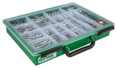 Coffret vis T-star 387 pièces SPAX