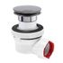 Siphon pour lavabo ultra-compact avec bonde Quick Clac sans trop plein 32 mm Nano 6.7 WIRQUIN