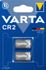 Lot de 2 piles lithium pro 3V CR2 - VARTA