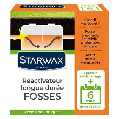 Réactiveur longue durée fosses bloquées 500gr - STARWAX