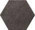 Carrelage intérieur hexagone noir Bibulca 20 x 17,5 cm IMSO