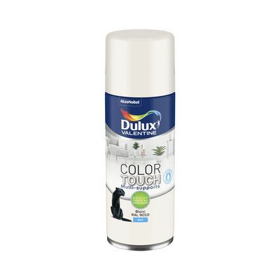 Aérosol de peinture Color Touch blanc RAL 9010 mat 400 ml - DULUX VALENTINE