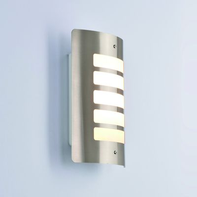 Applique extérieure HARBOUR Nickel brossé IP 44 E 27 20 W - COREP