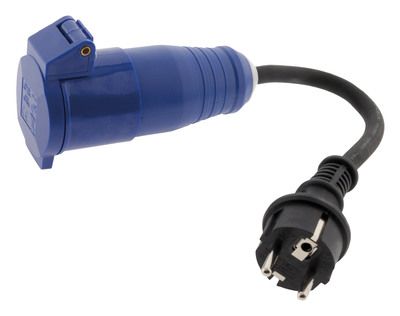 Adaptateur pour borne de camping norme européenne