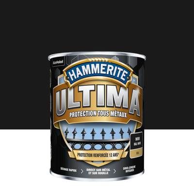 Peinture fer extérieure Ultima mat noir 2,5 l - HAMMERITE