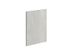 Porte pour meuble de cuisine Glossy metallo 01 brillant 56 x 40 cm OFITRES