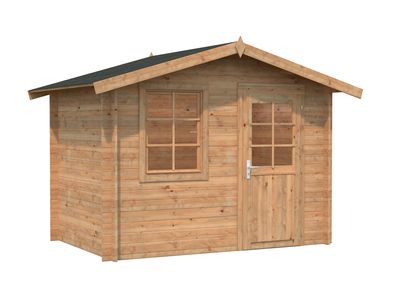 Abri de jardin bois Marron Klara 4,7m2 PALMAKO