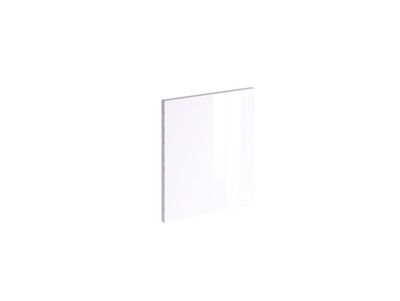 Joue de finition pour meuble haut de cuisine Glossy blanc polaire brillant 35 x 31 cm OFITRES