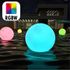 Boule lumineuse solaire RGB 40cm IP67 Groupe DDC