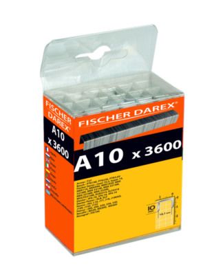 Agrafes A10 10 mm par 3600 FISCHER DAREX